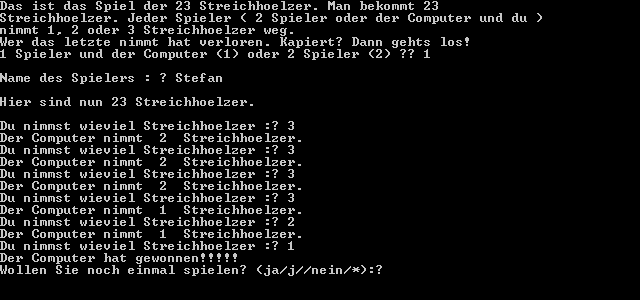 Computer gewinnt
